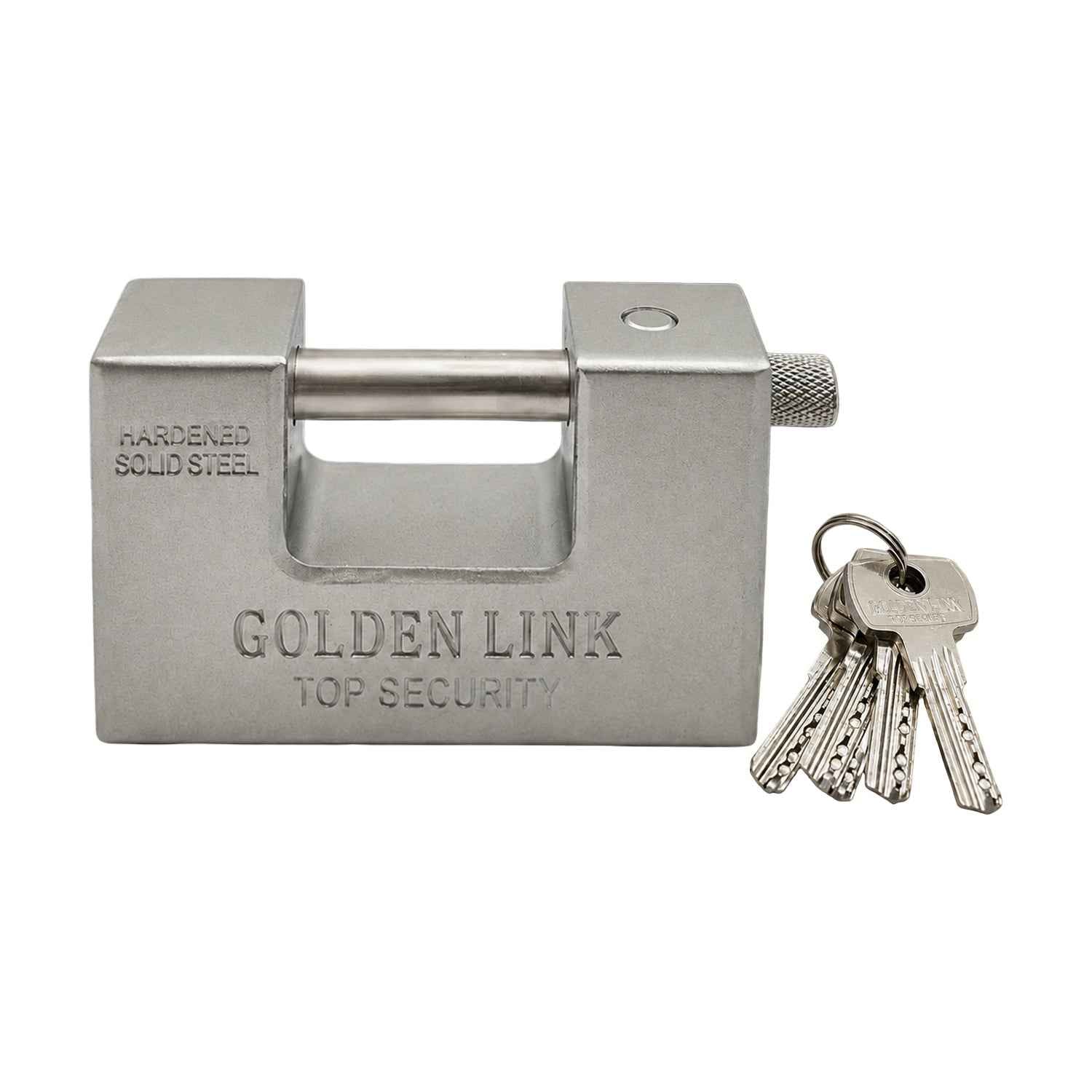 Stainless Steel Padlock 94mm – Hardened Security Lock | TitanVault