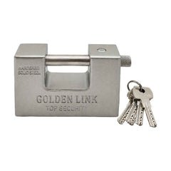 Stainless Steel Padlock 94mm – Hardened Security Lock | TitanVault