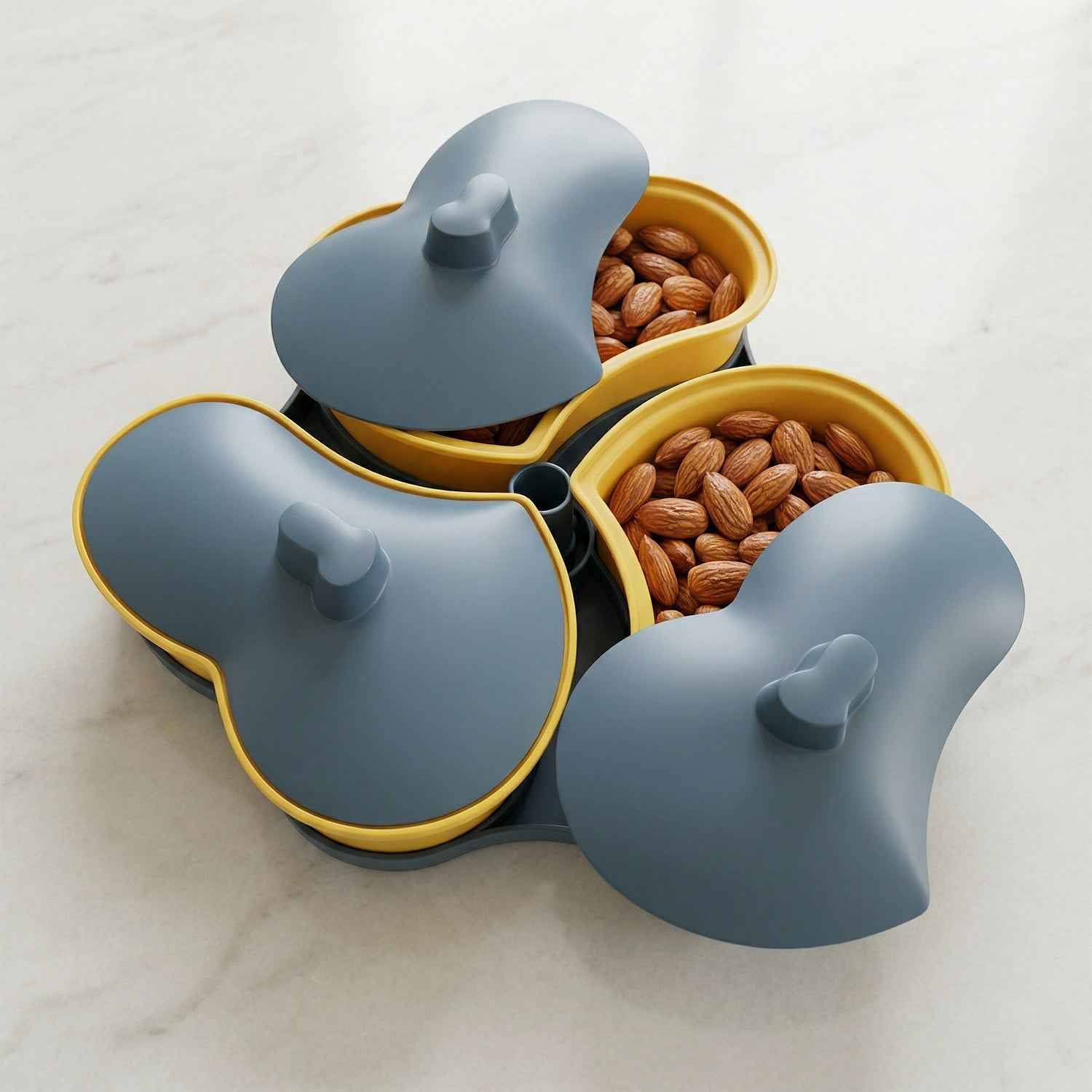 Multipurpose Snack Serving Tray with Lid Ð Elegant & Convenient