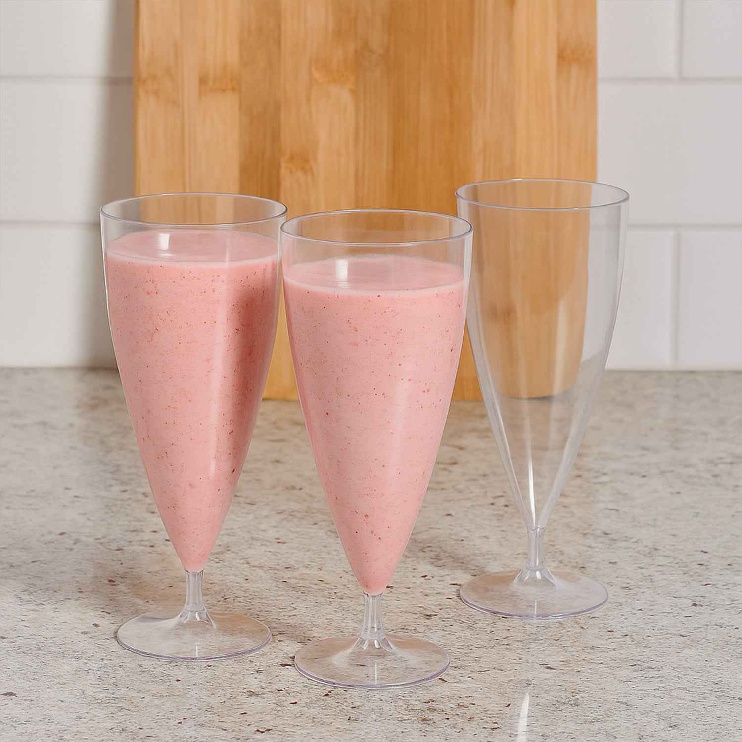 Plastic Shake Coco Glass Set – Durable, Lightweight 230ML (6 pcs)