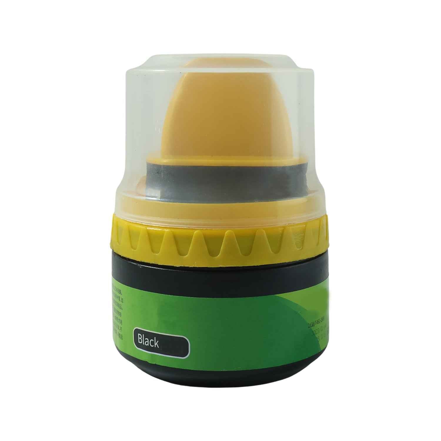 Black Shoe Polish Cream – Built-in Sponge for Easy Application