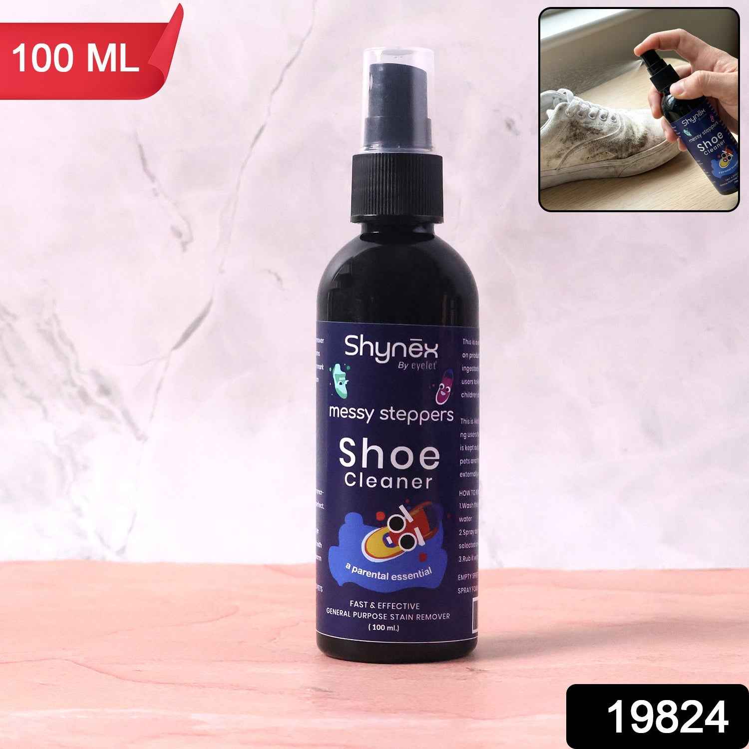 Shoe Cleaner Spray – Fast Gentle Stain Removal 100ml