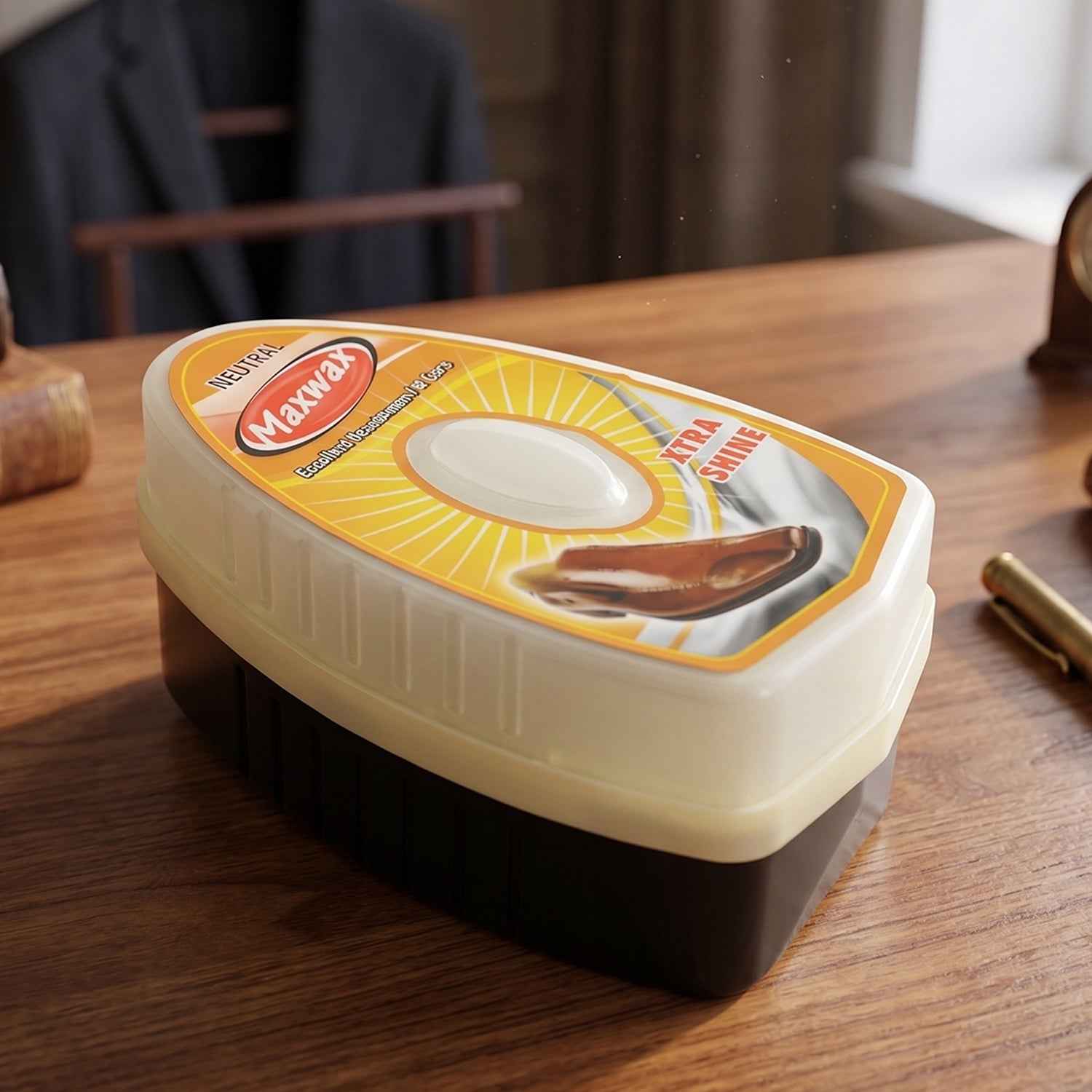 Maxwax Neutral Shoe Shiner Ð Quick & Easy Leather Polish