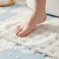 Bathroom Massage Mat – Anti-Slip Safety with Suction Cups (4-Pack)