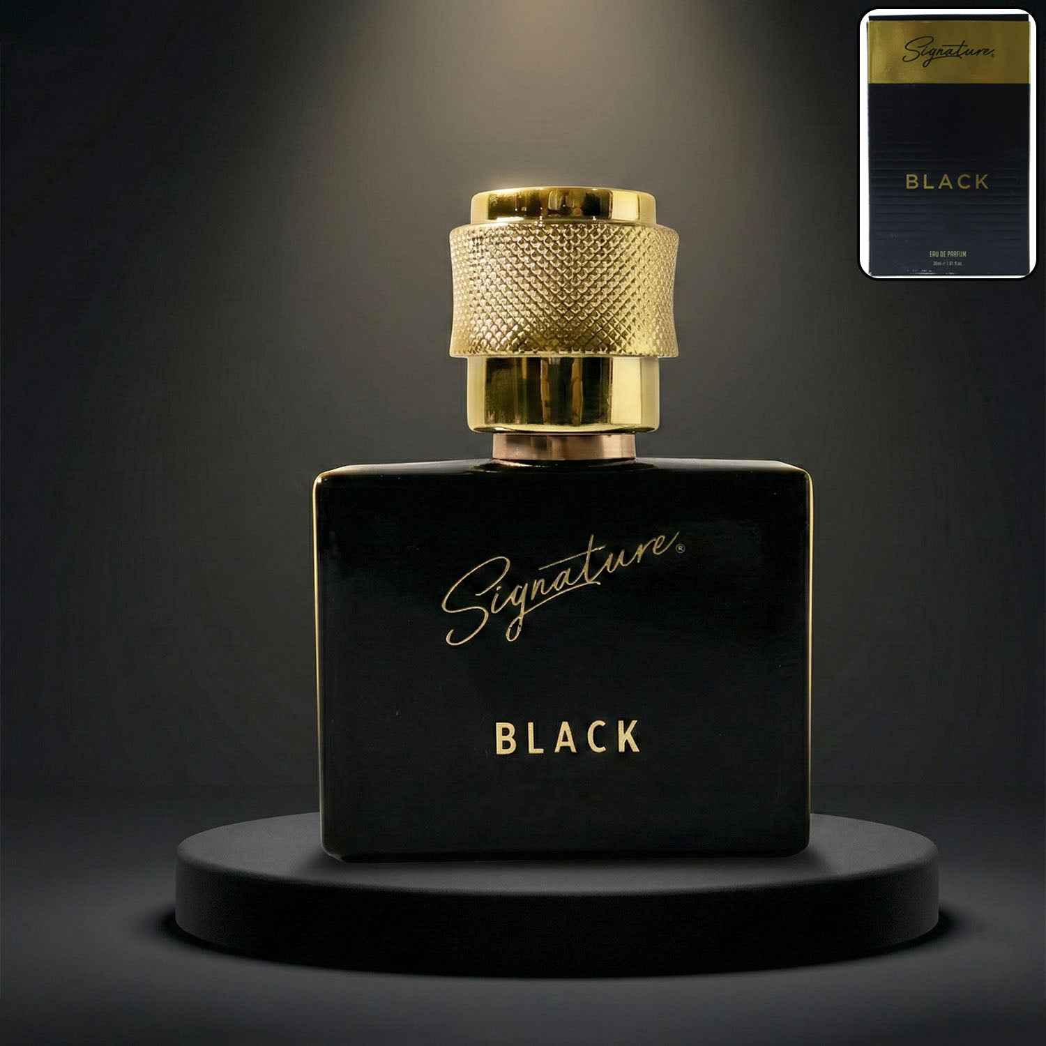 Signature Black Eau De Parfum – Long Lasting & Unisex Fragrance