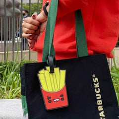French Fries Luggage Tag – Eye-catching Travel ID Tag for Easy Recognition