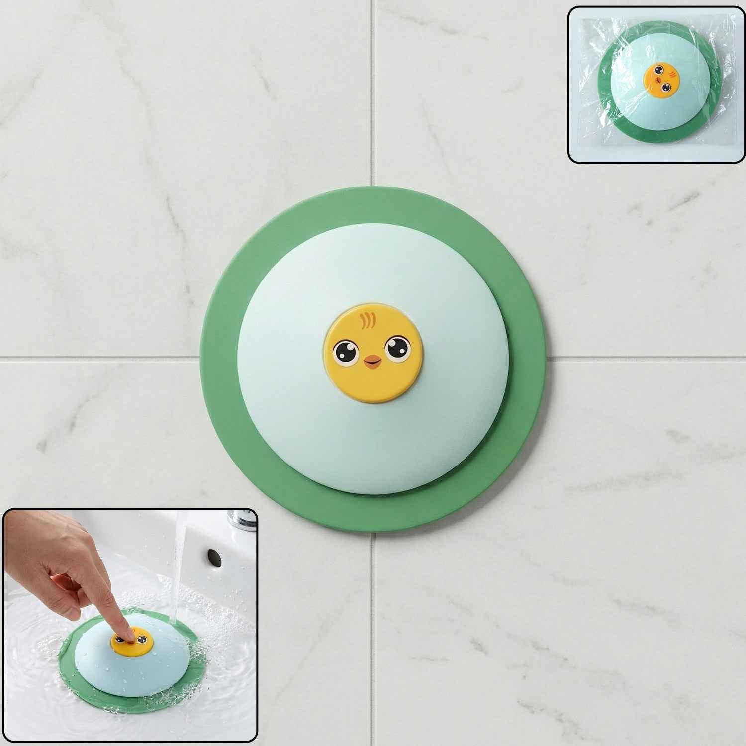 Duck Design Silicone Sink Drain Stopper – Flexible & Reusable