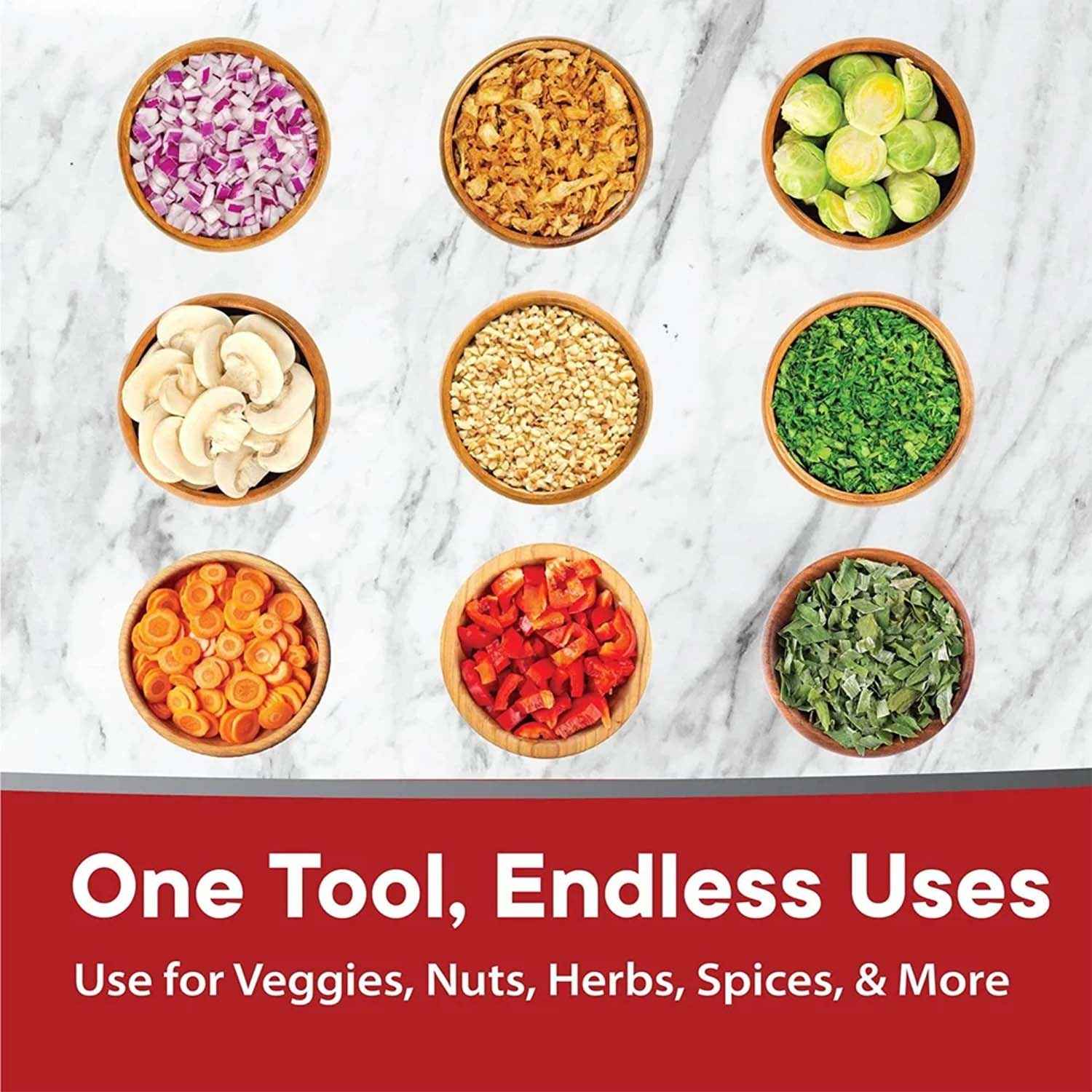 Vegetable & Fruit Chopper – Manual Slap Chop for Quick Prep