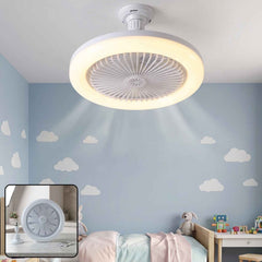 2 In 1 LED Ceiling Fan with Light for Bedroom Living Room E27 Base (1 Set)