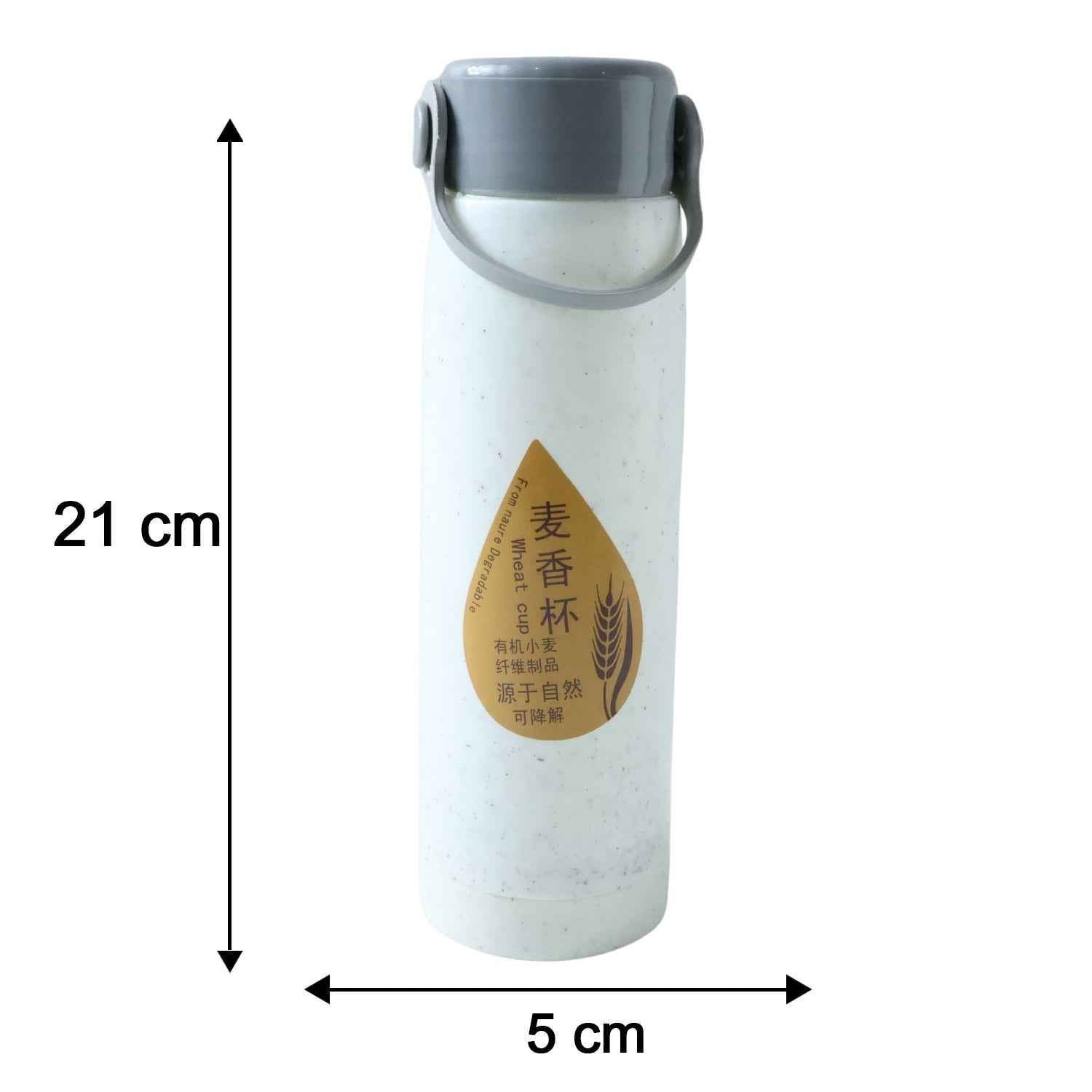 Glass Water Bottle with Phone Holder Ð Leakproof & Stylish Design