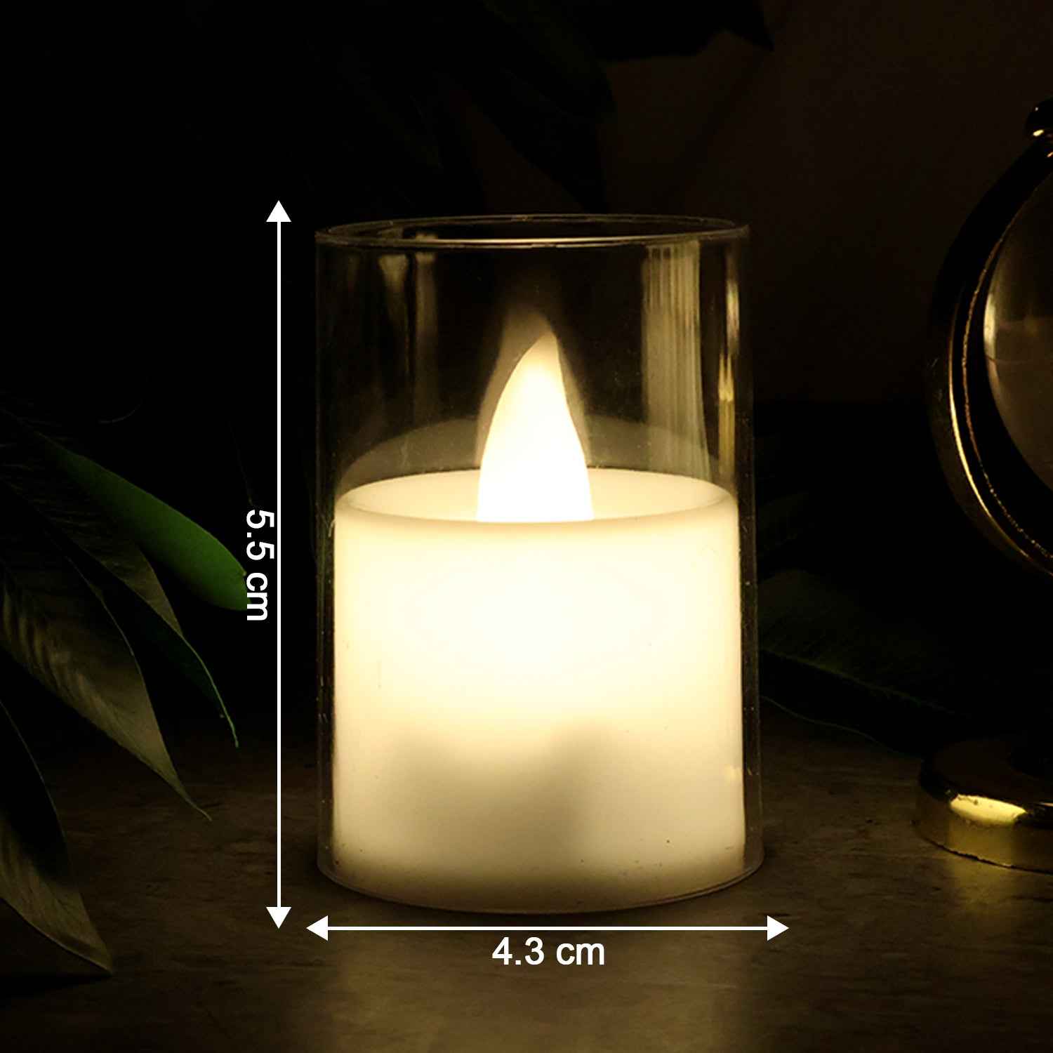 LED Tealight Candles – Set of 24 Flameless Smokeless Lights