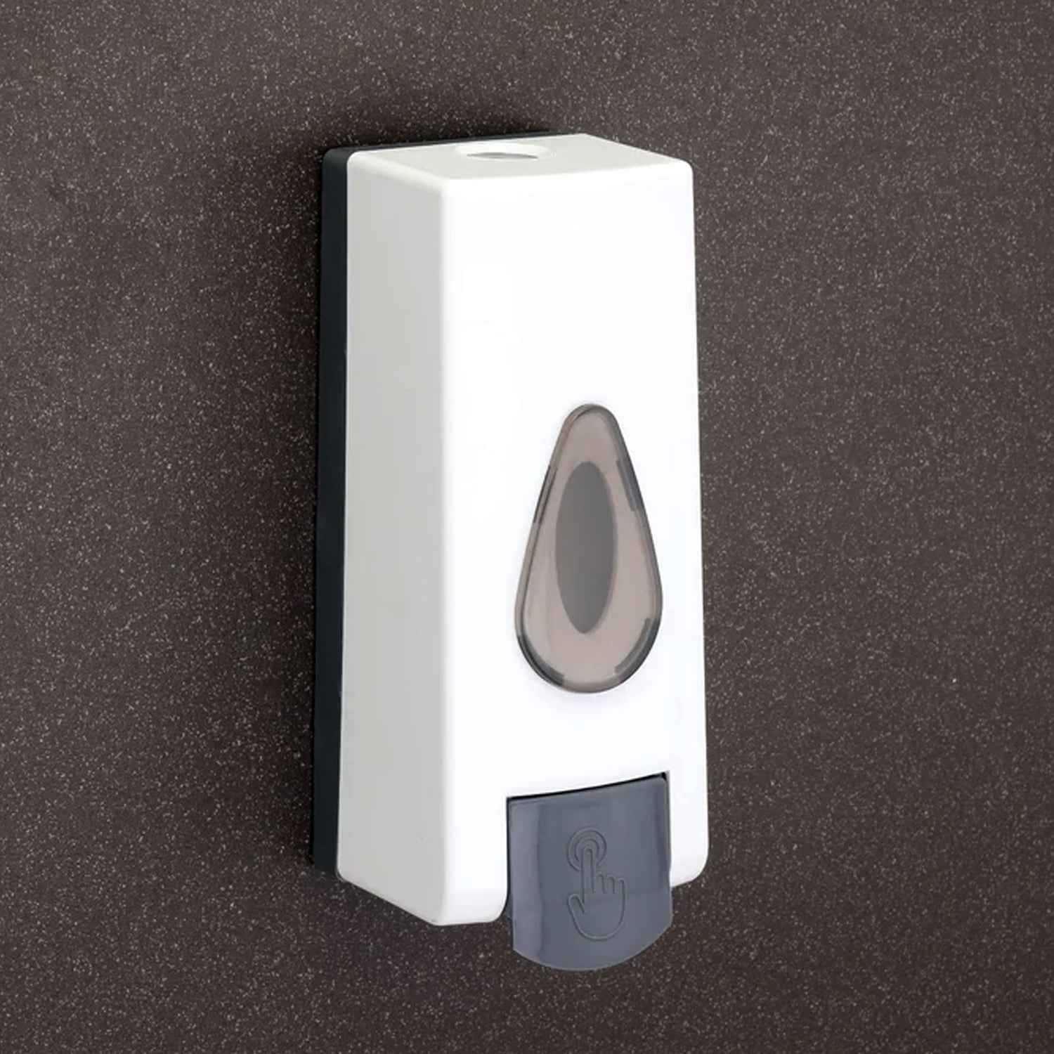 Wall Mounted Soap Dispenser – Refillable Push Button for Bathroom