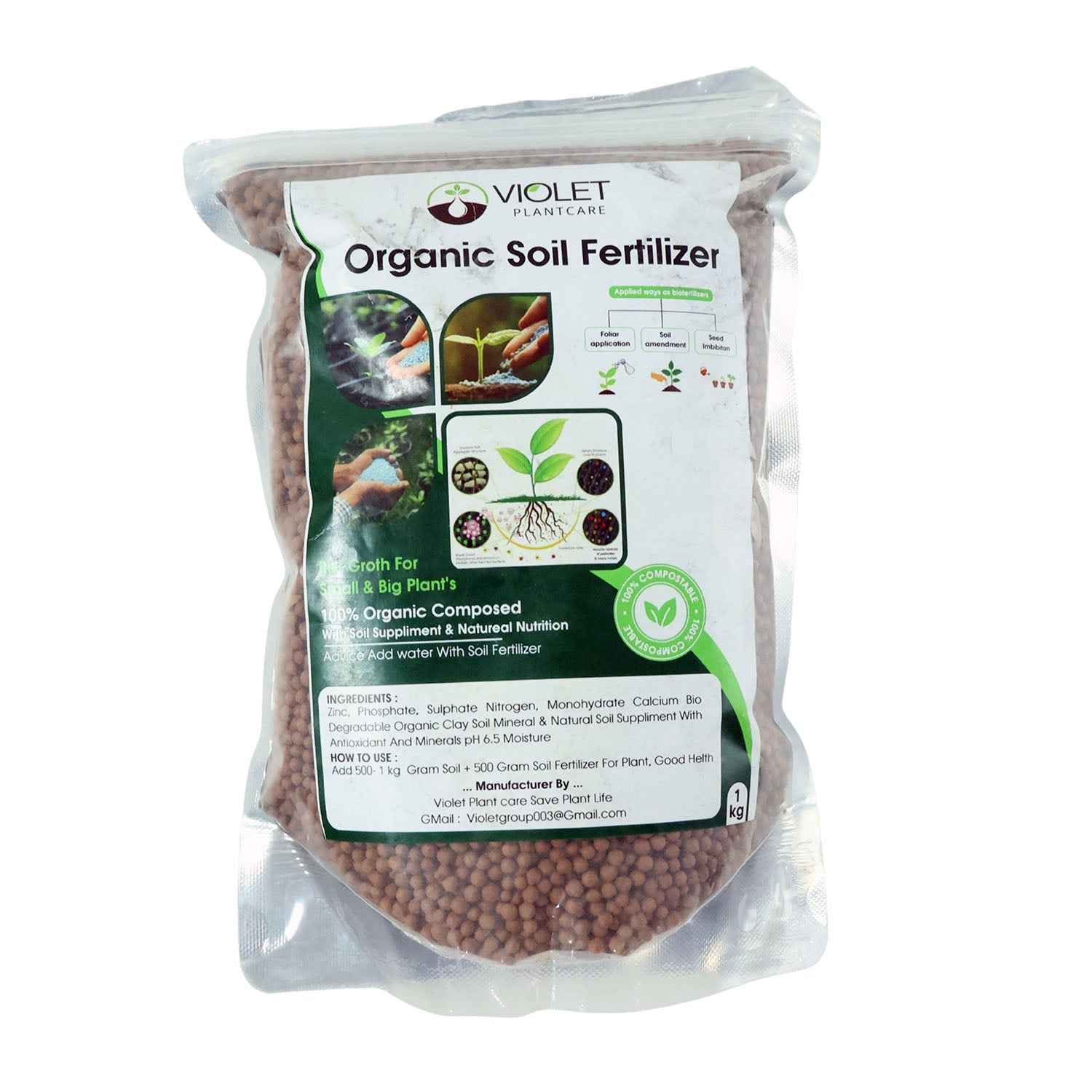 Red Organic Soil Fertilizer Granules – Natural Nourishment for Strong Roots