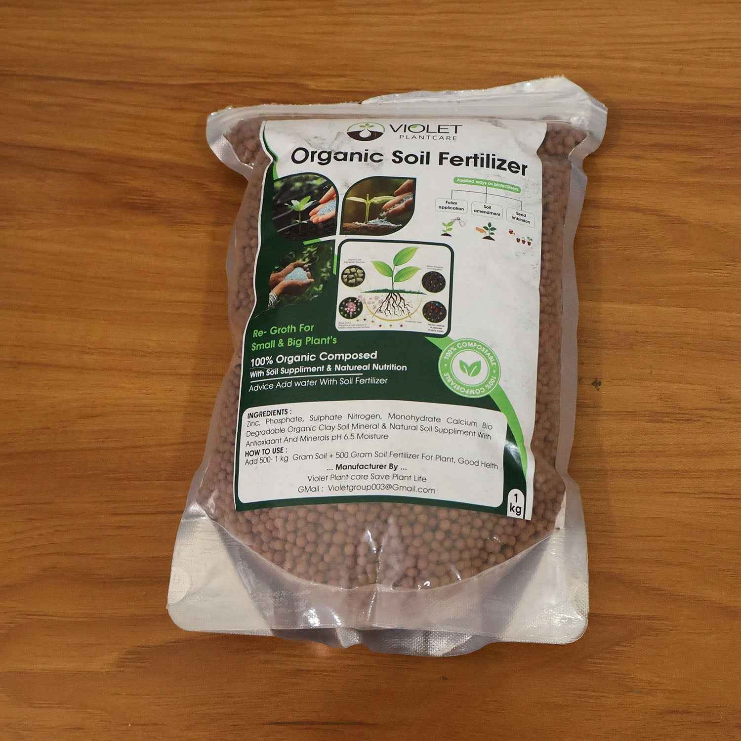 Red Organic Soil Fertilizer Granules – Natural Nourishment for Strong Roots