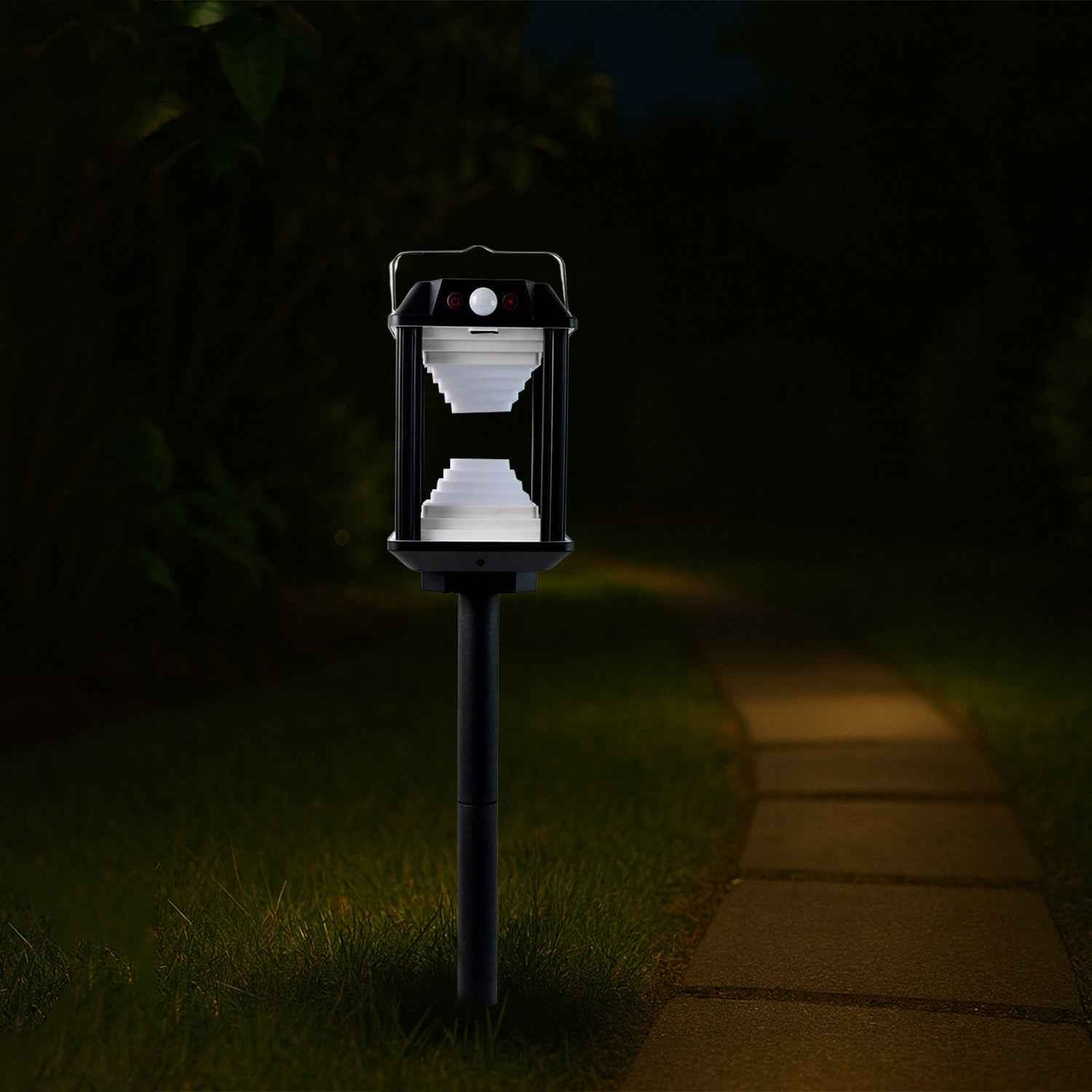 Solar Induction LED Wall Lamp – Motion Sensor Outdoor Light