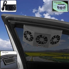 Solar Powered Car Window Ventilation Fan Ð Triple Fan Cooling System