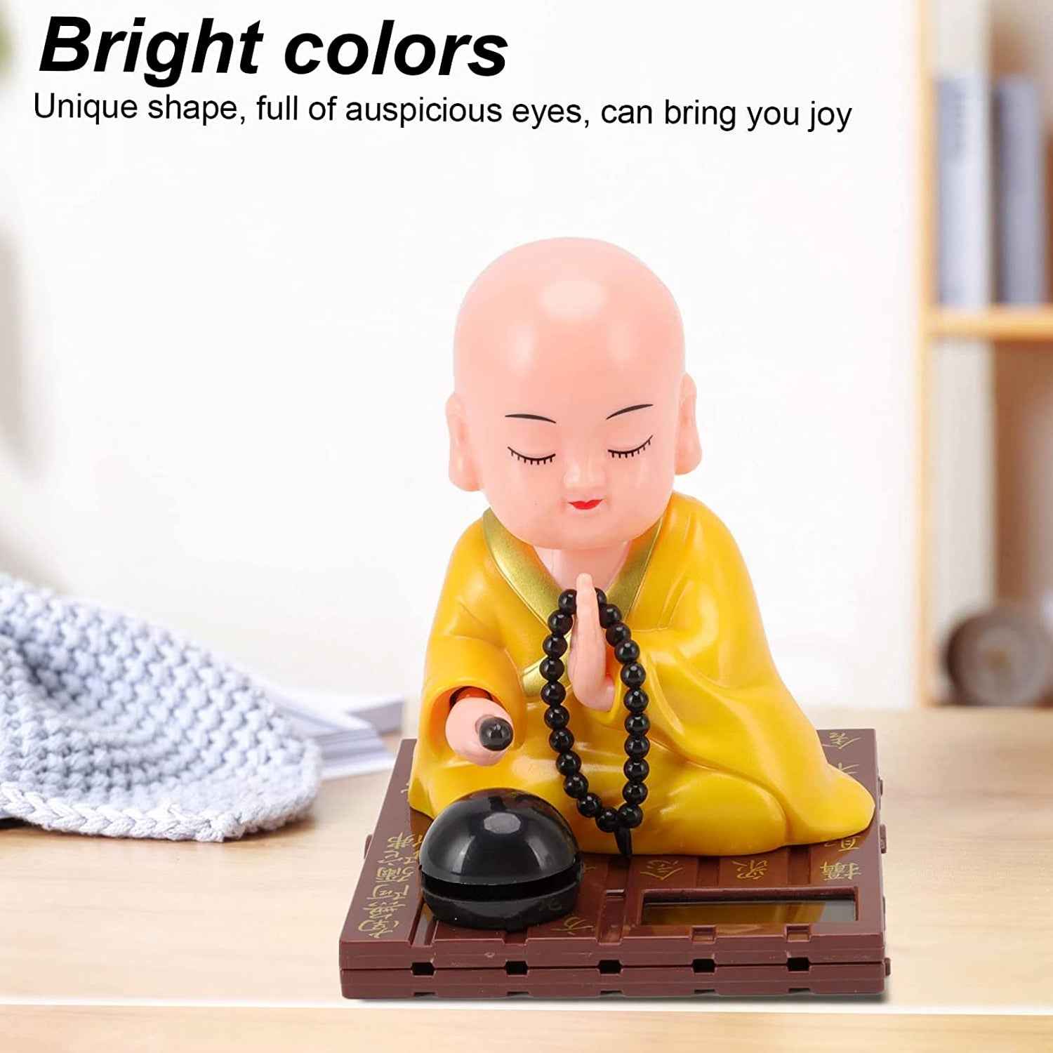 Solar Buddha Statue – Eco-Friendly Movement & Meditation Decor