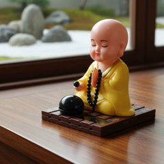 Solar Buddha Statue – Eco-Friendly Movement & Meditation Decor