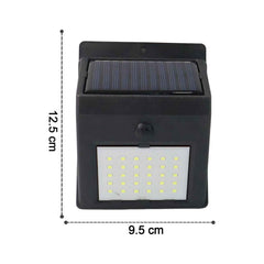 Solar Powered LED Wall Light – Motion Sensor Outdoor Security Lamp