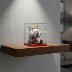 Solar Powered Moving Hand Panda Showpiece – Cute Waving Desk Decor