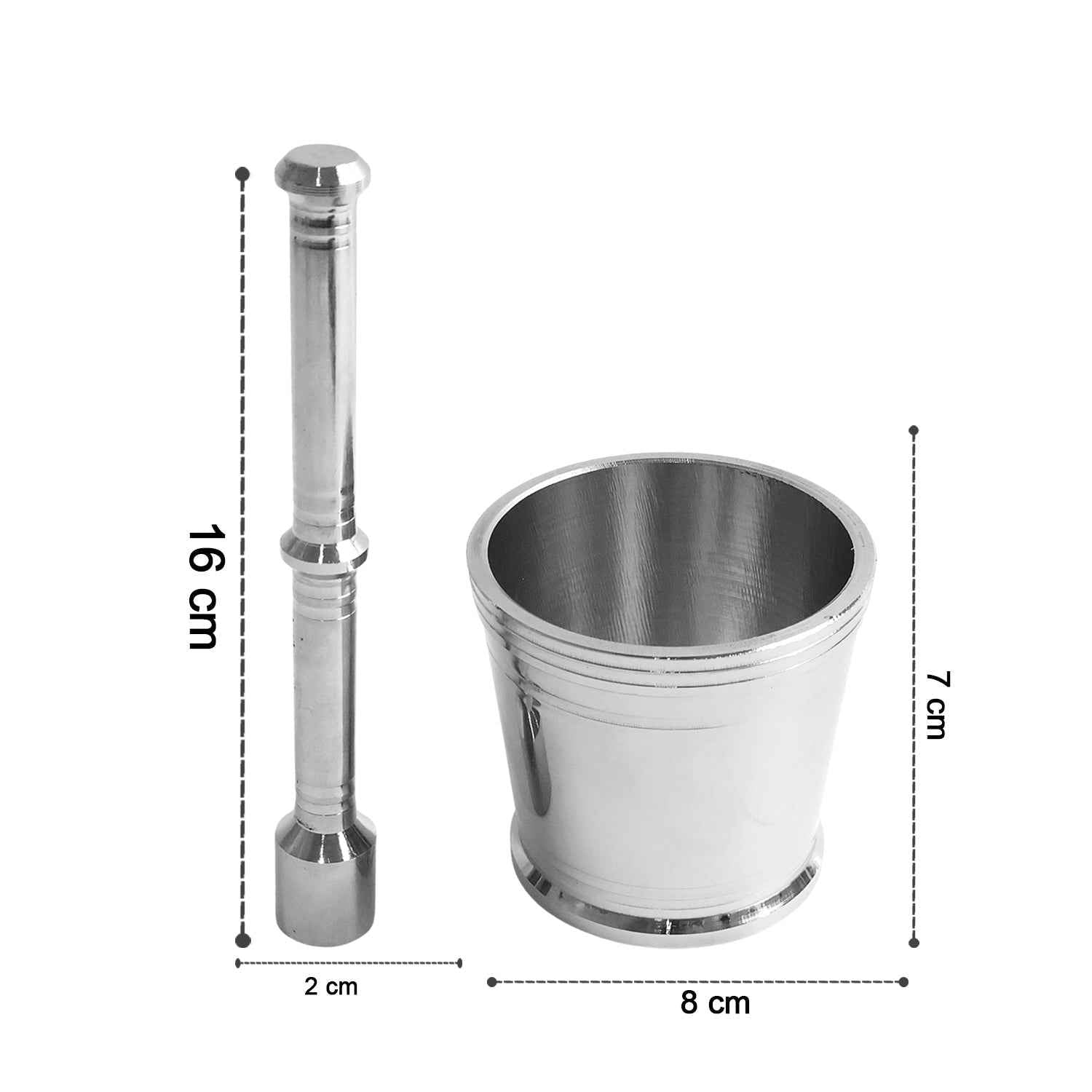 Stainless Steel Mortar & Pestle Set – Durable Kitchen Grinder