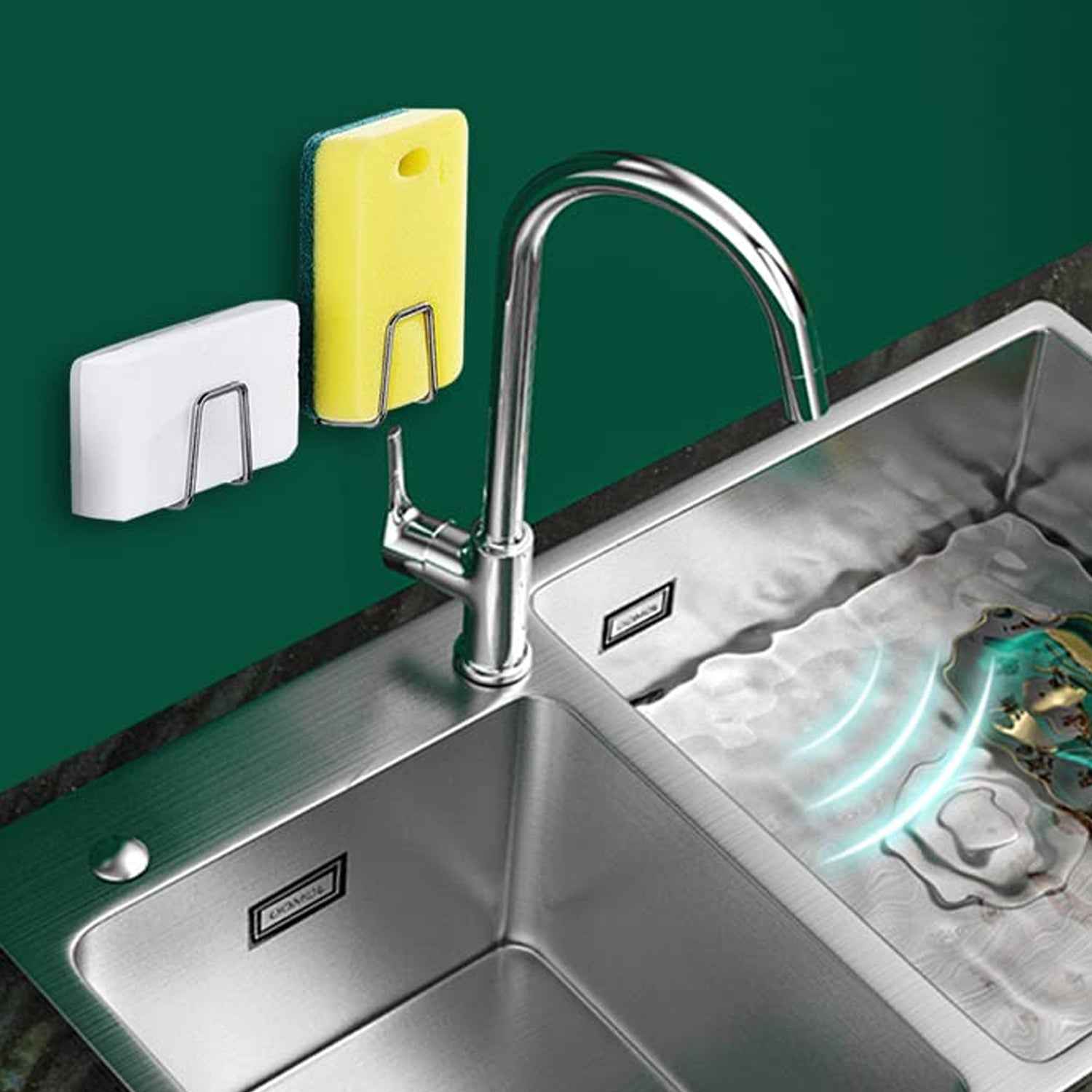 Self Adhesive Stainless Steel Wall Hook Ð Heavy Duty & No Drill