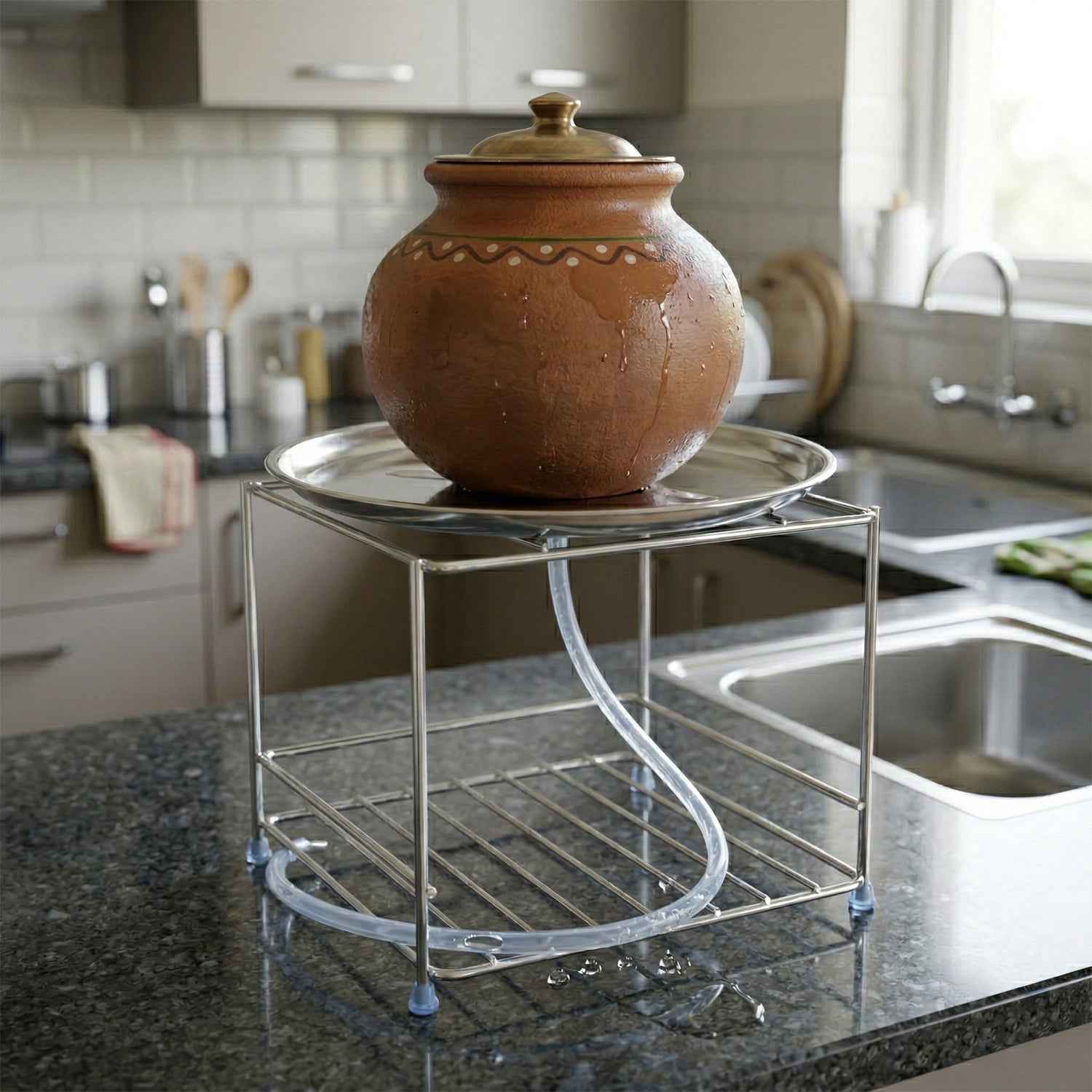 Multipurpose Stainless Steel Utensils Stand – Space-Saving Organizer