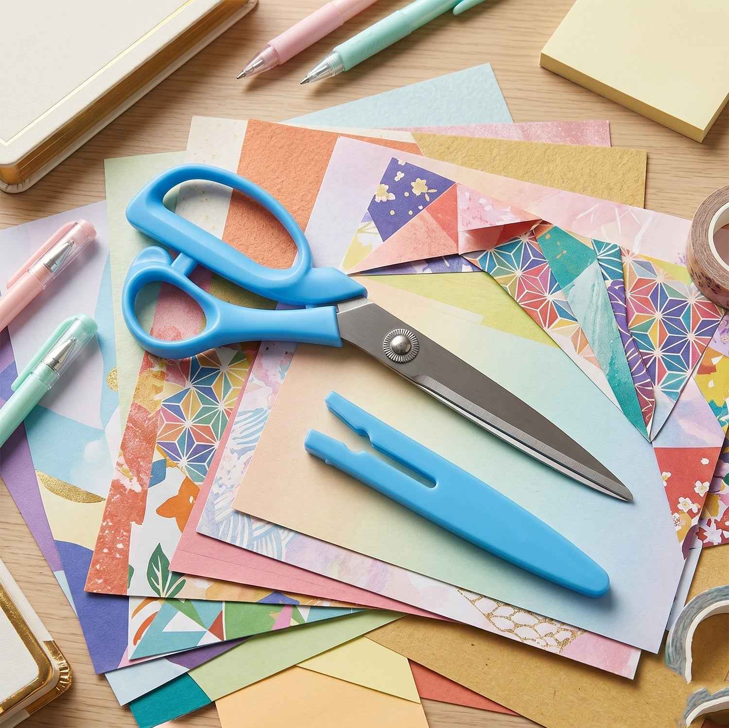 Stainless Steel Scissors – 9.5 Inch Ergonomic Craft | Craftily