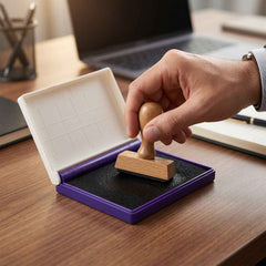 Ink Stamp Pad Ð Quick-Drying for Clear Office Impressions
