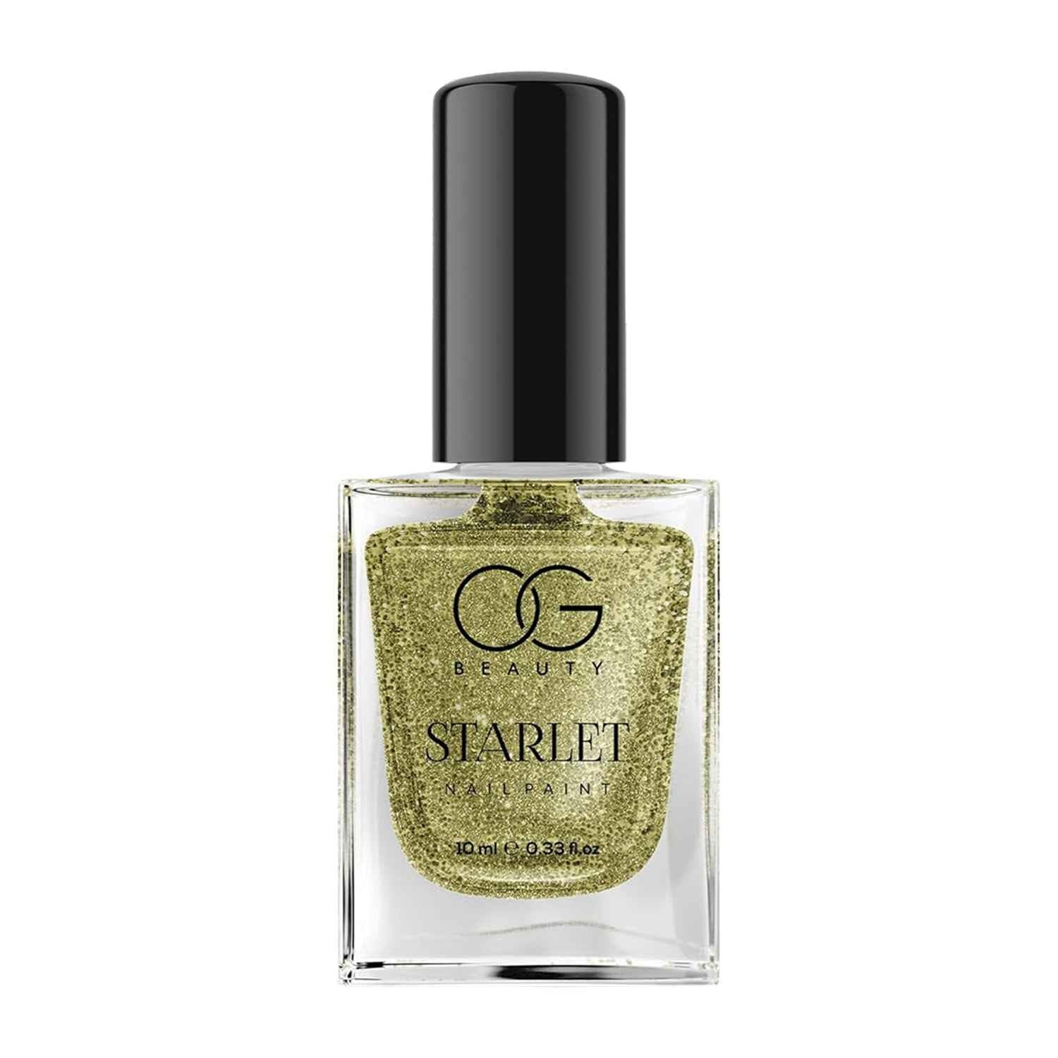 Glitter Nail Paint – Sunshine Gold with Long-Lasting Sparkle