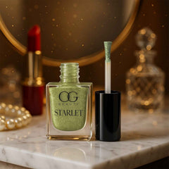 Glitter Nail Paint – Sunshine Gold with Long-Lasting Sparkle