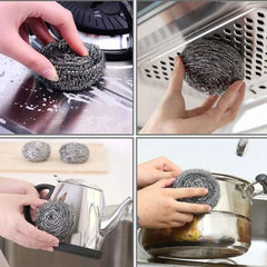 Stainless Steel Scrubber – Heavy Duty Kitchen Cleaning Tool