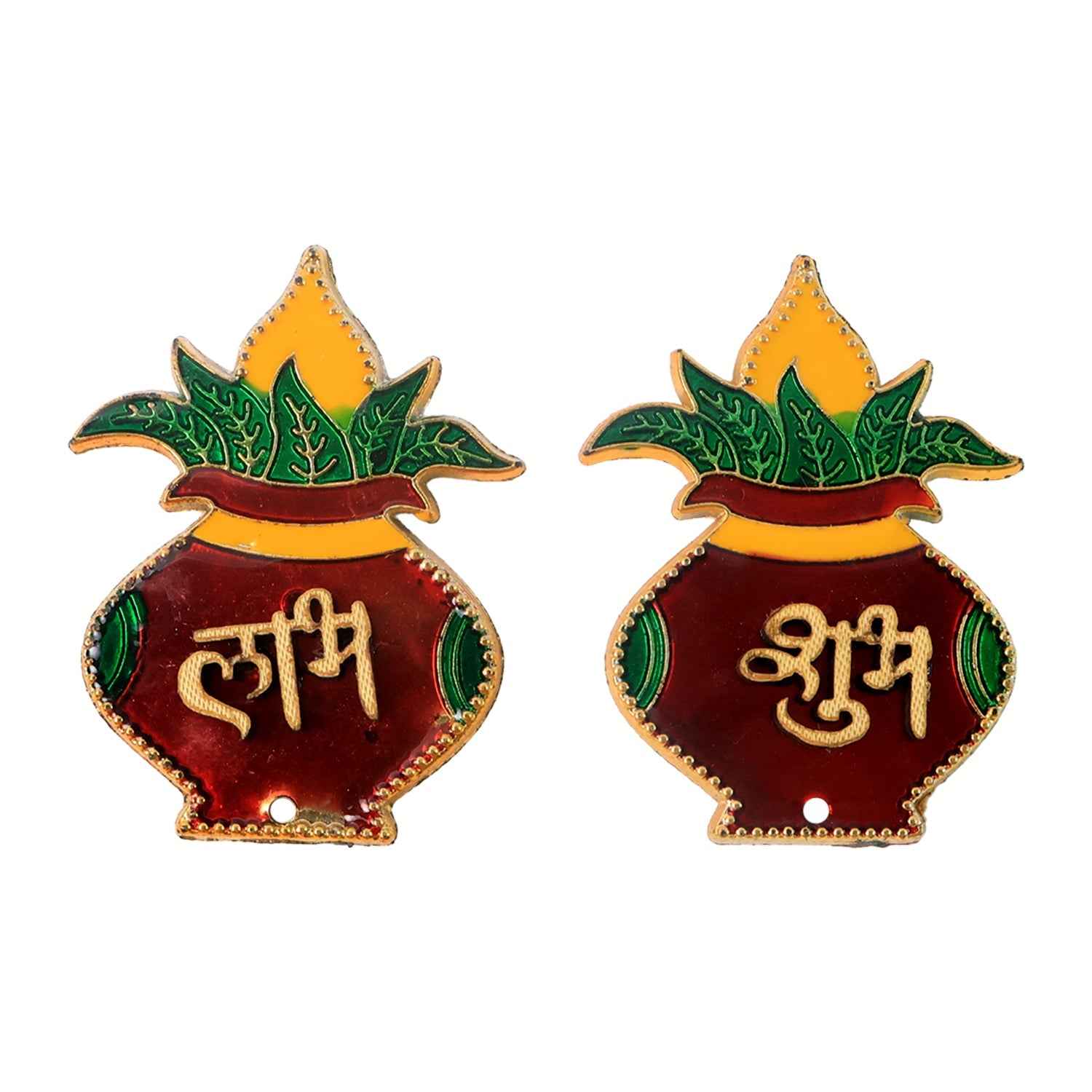 Shubh Labh Kalash Wall Hangings – Traditional Prosperity Decor Set