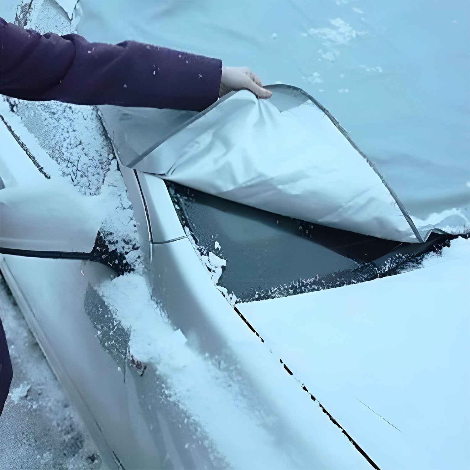 Car Windshield Protection Cover – Universal Snow & Sun Guard