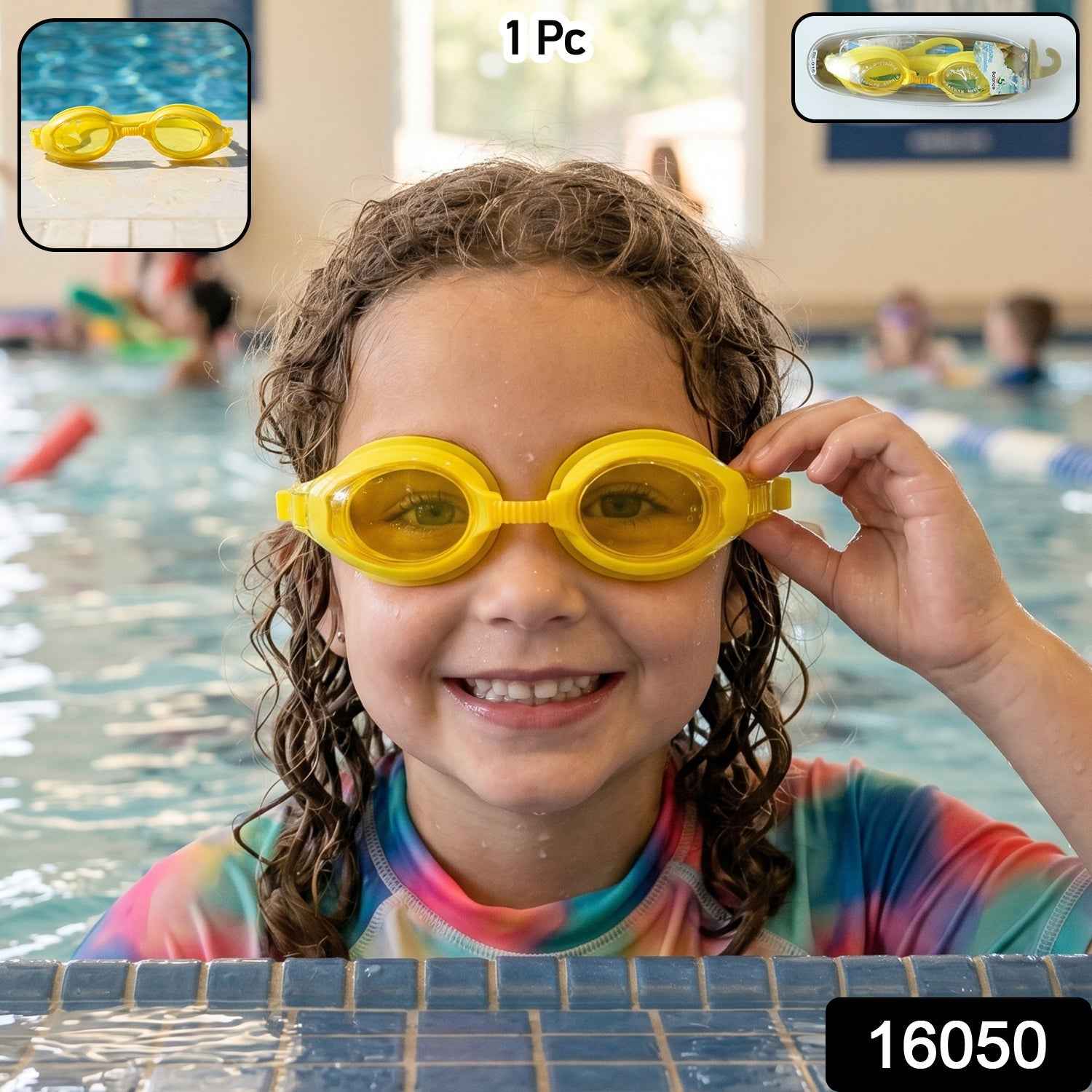 Kids Colorful Swimming Goggles Ð Leakproof, Adjustable Fit