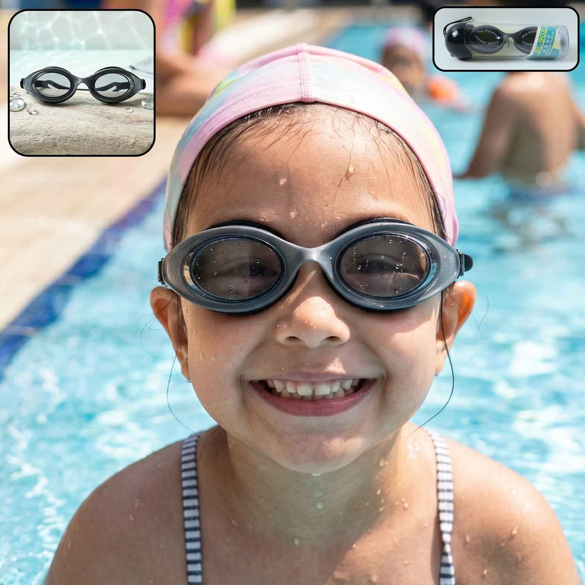 Kids UV Protection Swimming Goggles Ð Anti-Fog & Comfortable Fit