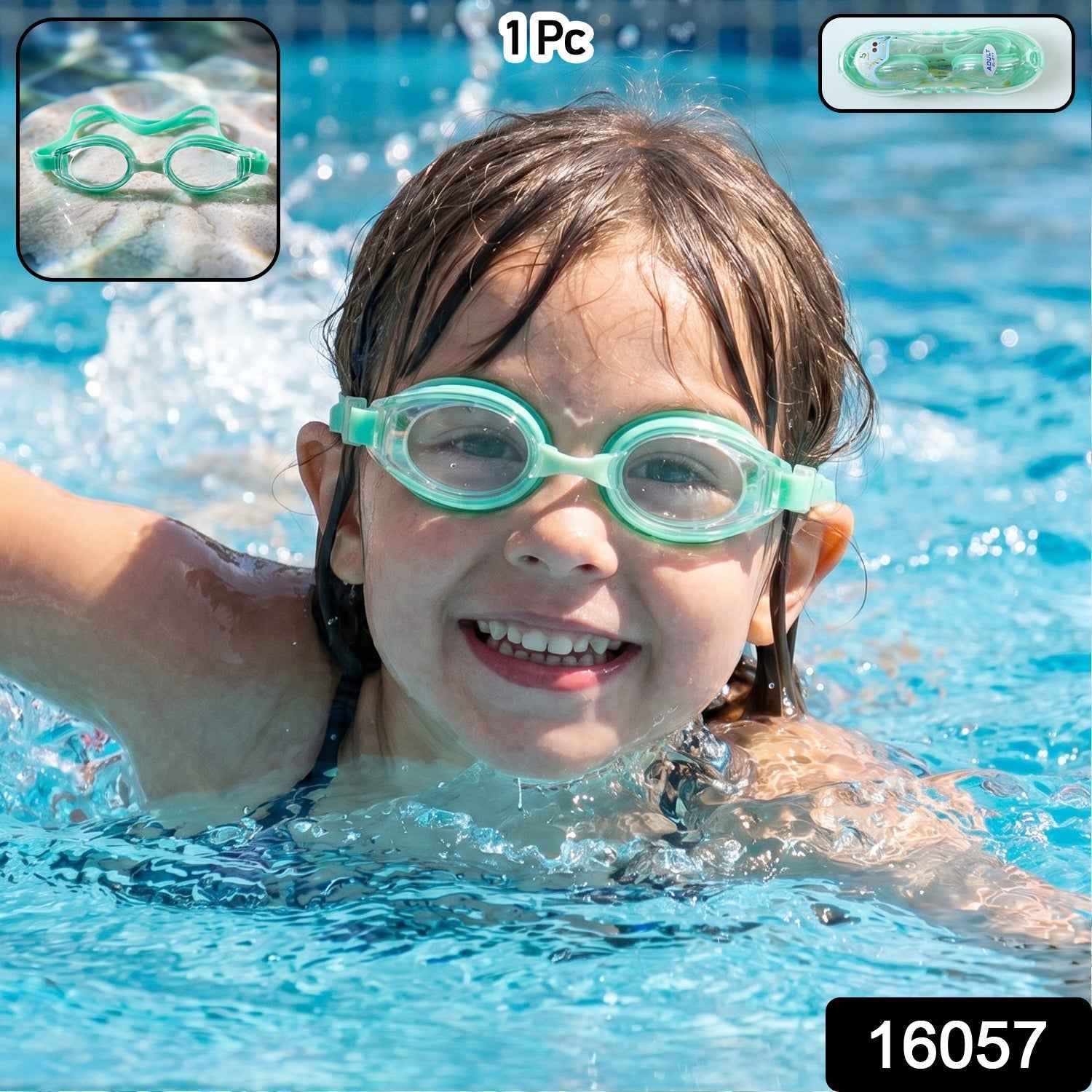 Kids Anti-Fog Swimming Goggles Ð Leakproof & Adjustable Fit