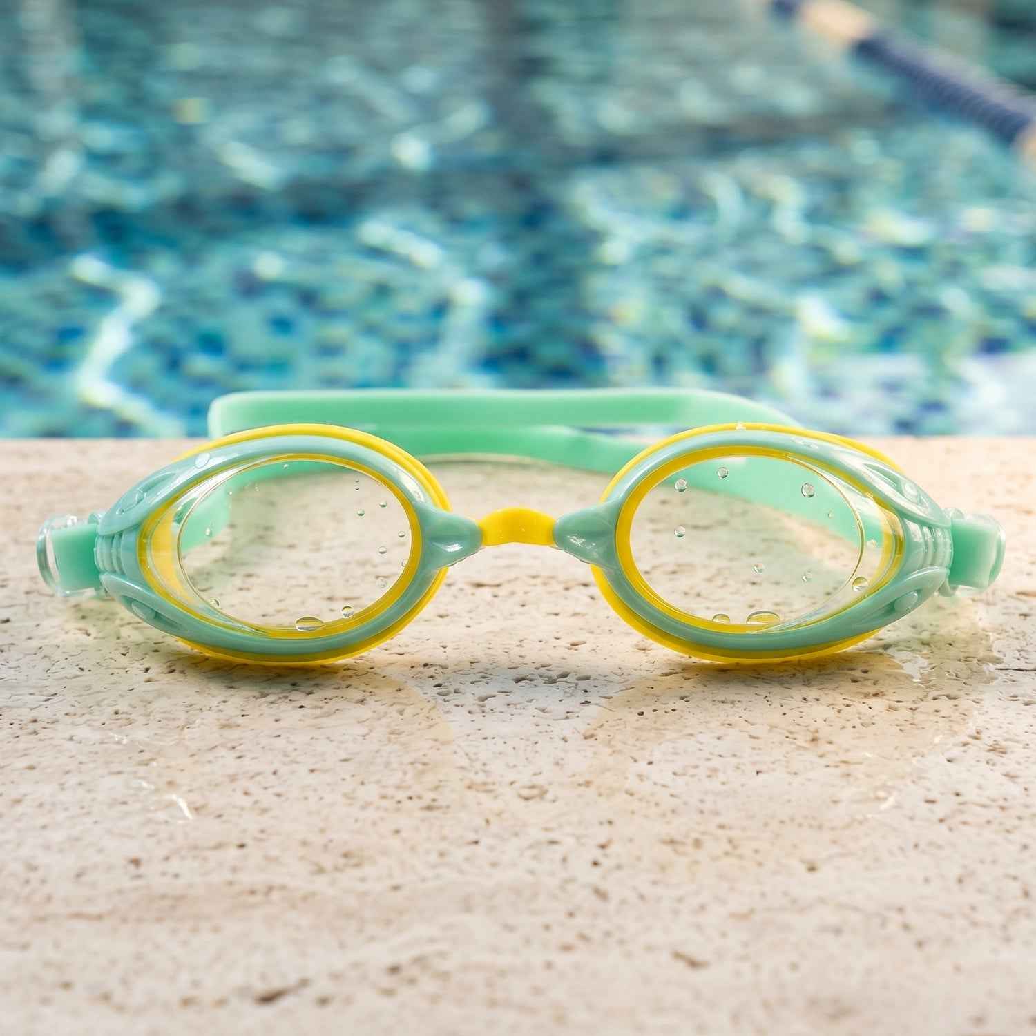 Kids Dual Color Swimming Goggles Ð Comfortable Fit & Clear Vision