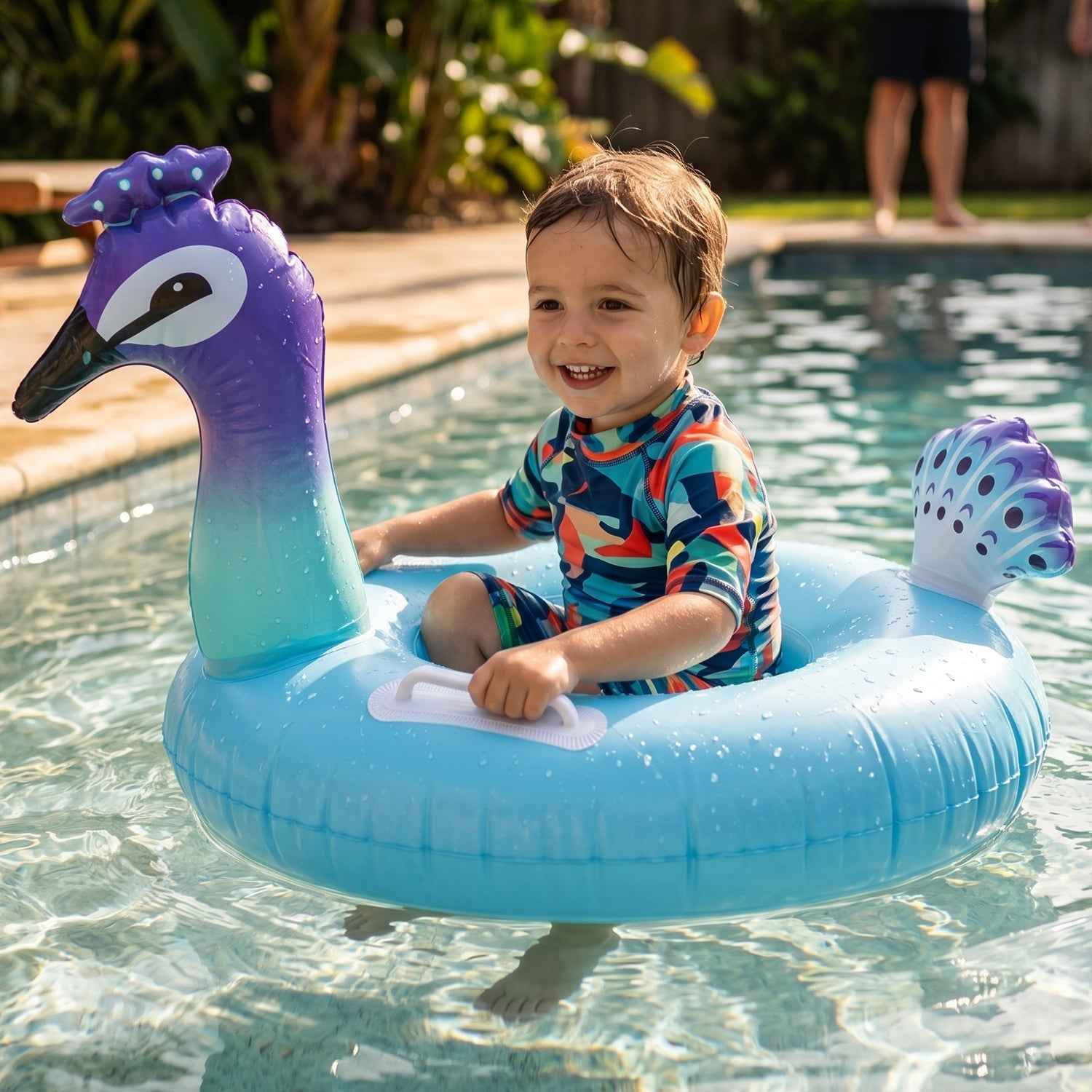 Inflatable Kids Swim Ring Ð Comfortable Floating Safety Tube for Pool & Beach