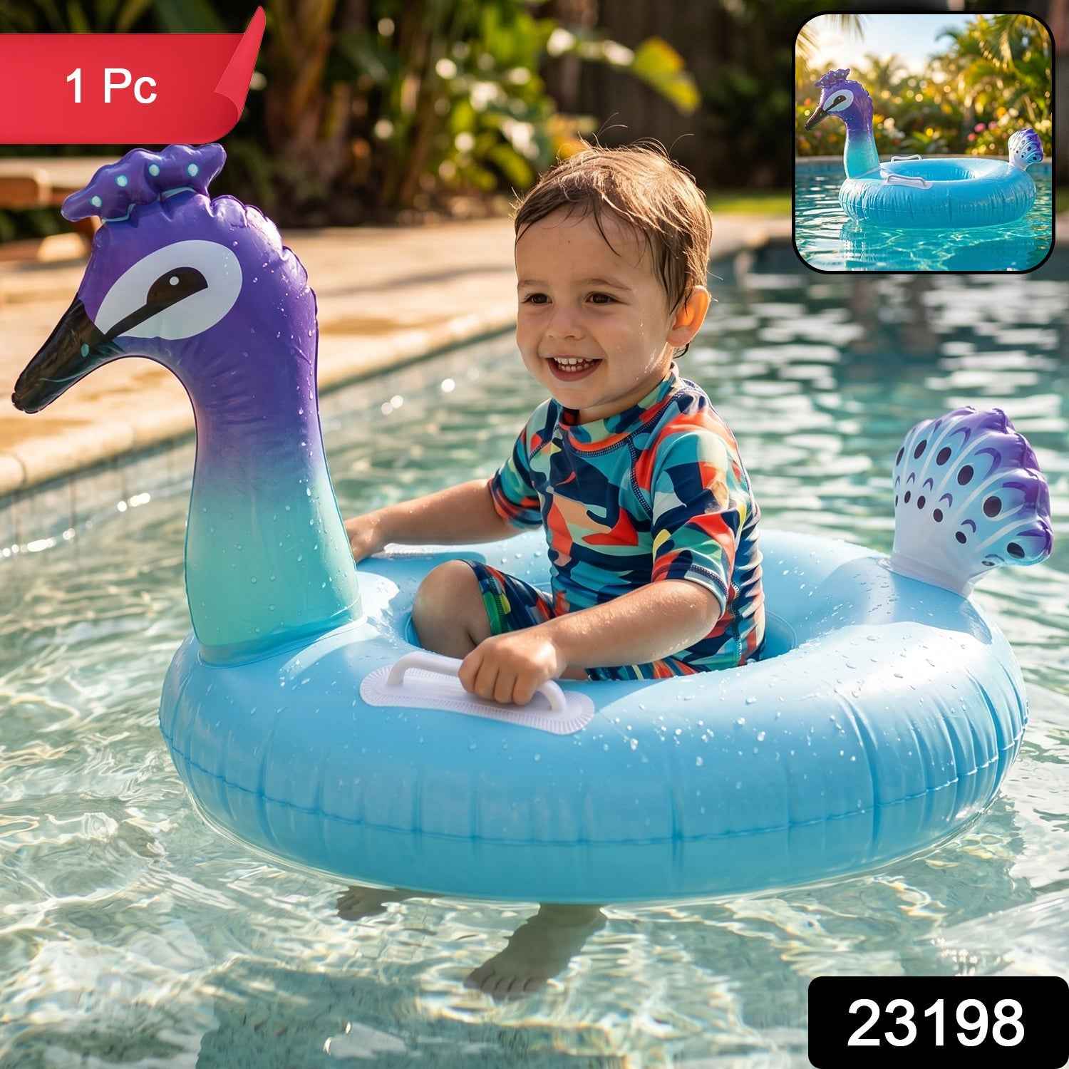 Inflatable Kids Swim Ring Ð Comfortable Floating Safety Tube for Pool & Beach