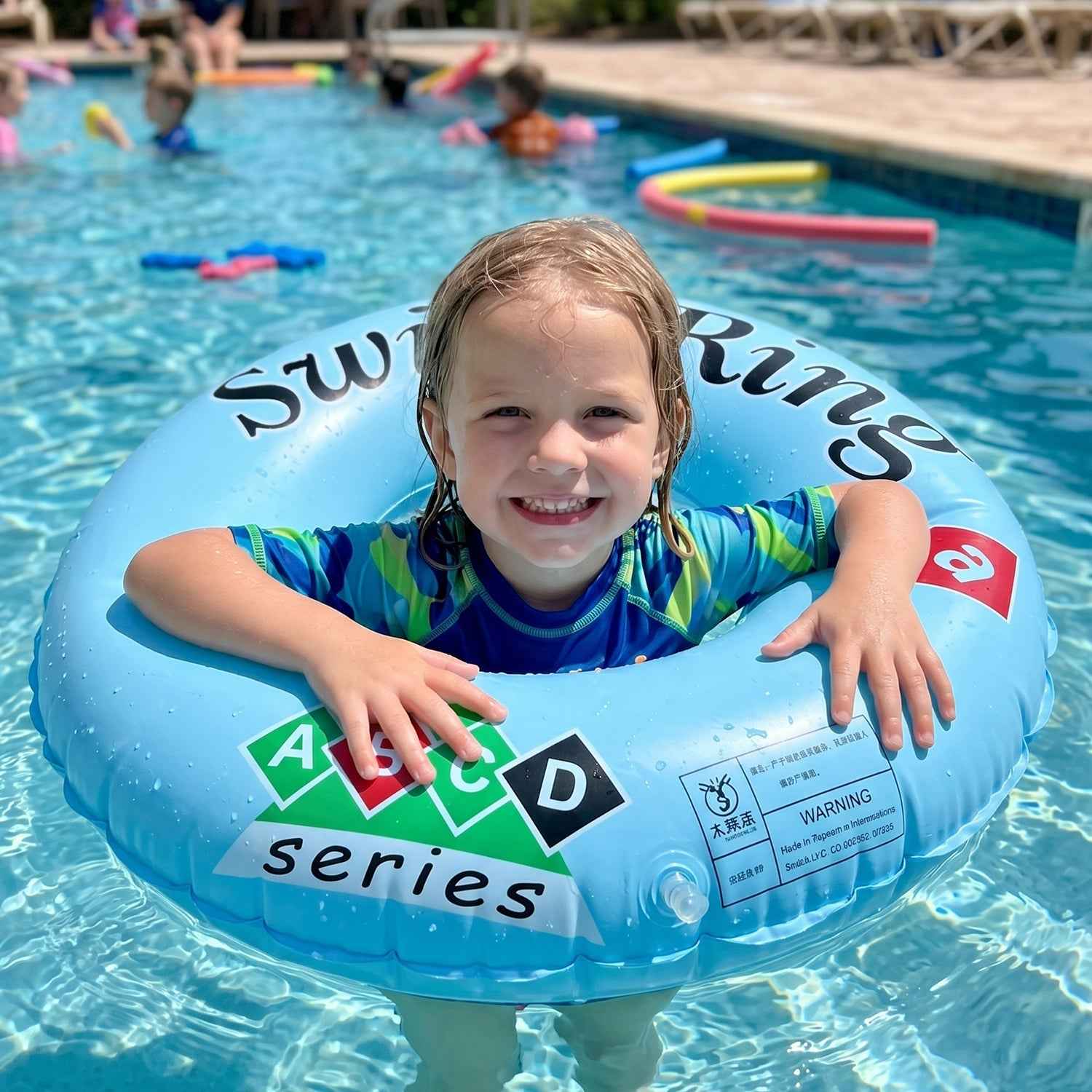 Inflatable Kids Swim Ring Ð Safe and Durable Water Support