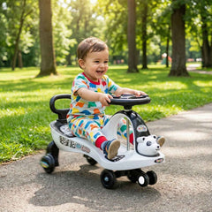 Baby Magic Swing Car Ride-On Toy with Music for Toddlers