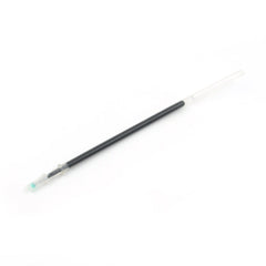 An InkGlow black pen refill shown against a white background, highlighting its sleek design.