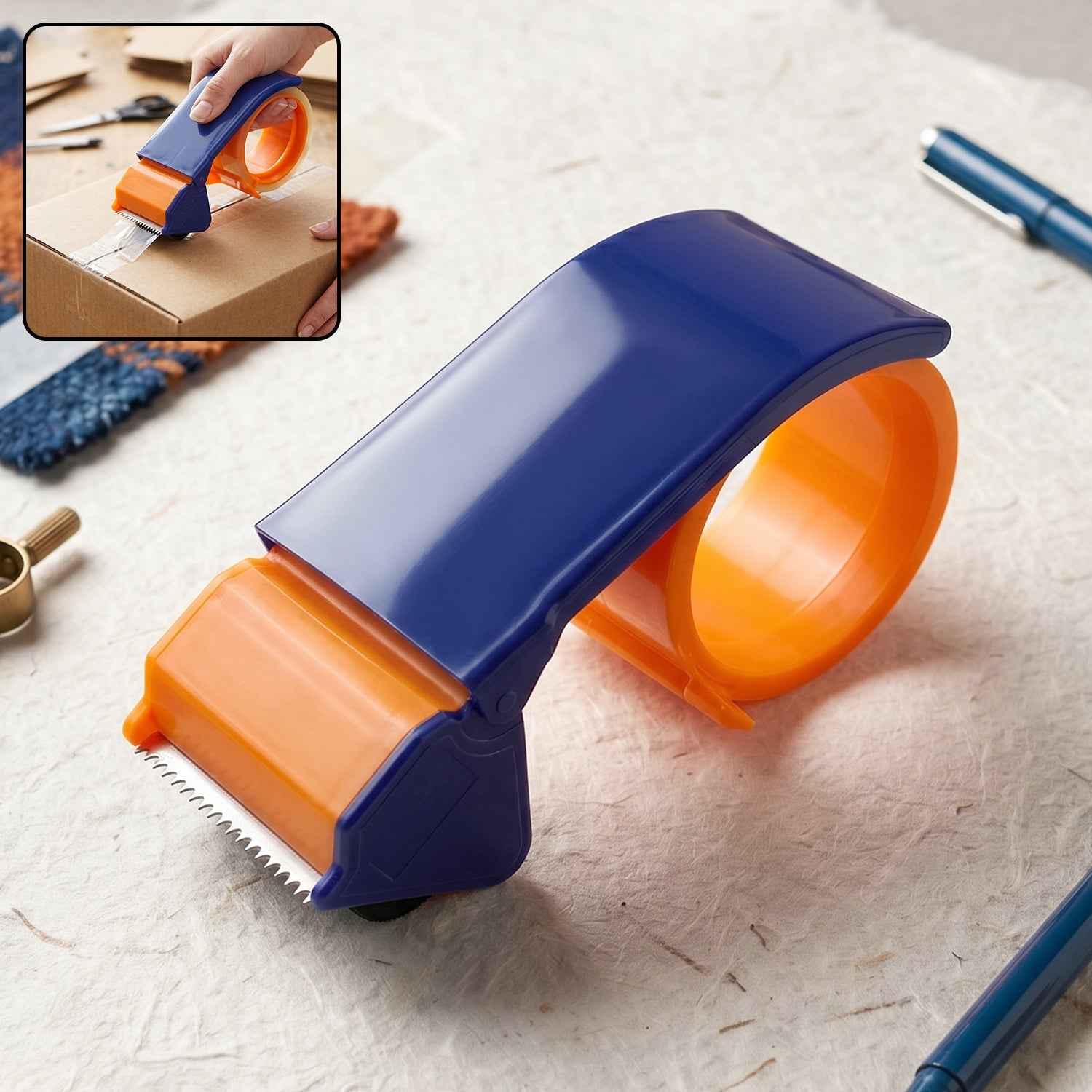 Heavy Duty 50MM Tape Cutter Ð Sharp Blade for Efficient Packing