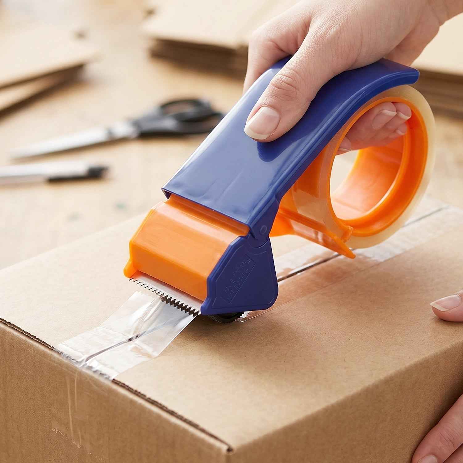 Heavy Duty 50MM Tape Cutter Ð Sharp Blade for Efficient Packing