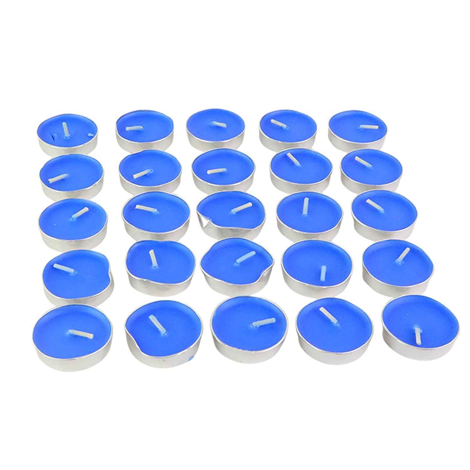 Scented Tea Light Candles – 25 Mix Color Pack for Relaxation