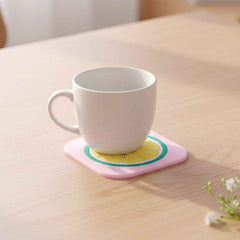 Silicone Lemon Drink Coaster – Heat-Resistant Table Protector