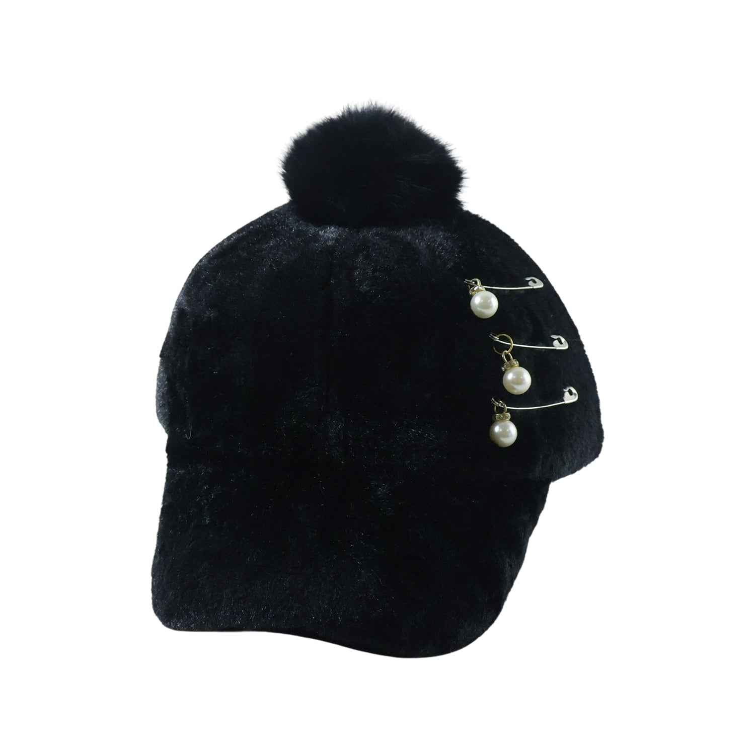 Winter Fur Cap for Women – Stylish & Cozy Warmth with Pom Pom