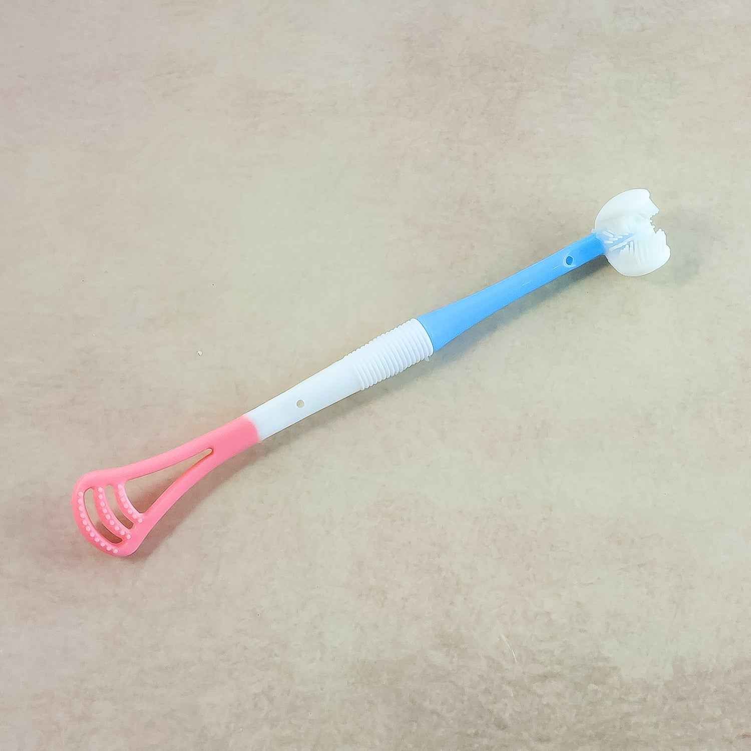 Baby Tongue Cleaner – Soft Silicone 2-in-1 Oral Massager