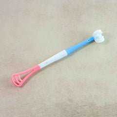 Baby Tongue Cleaner – Soft Silicone 2-in-1 Oral Massager